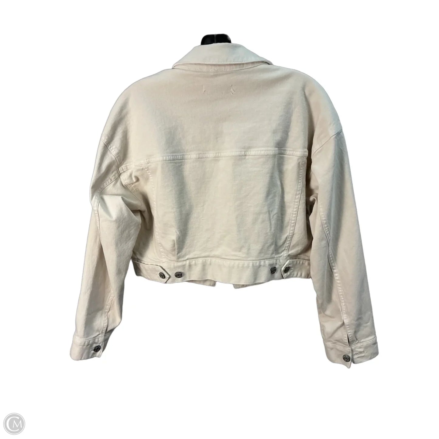 Jacket Denim By Loft In Cream, Size: S