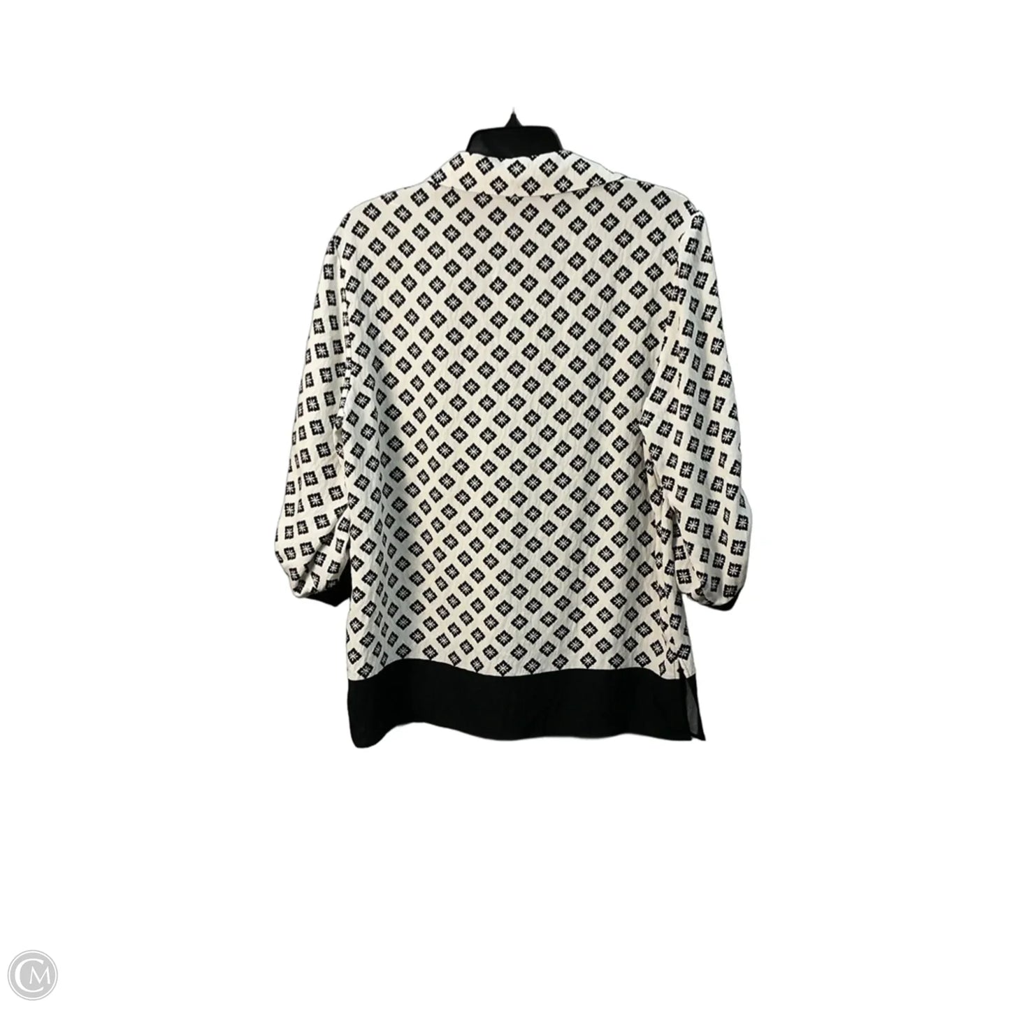 Top Long Sleeve By Zara In White, Size: S