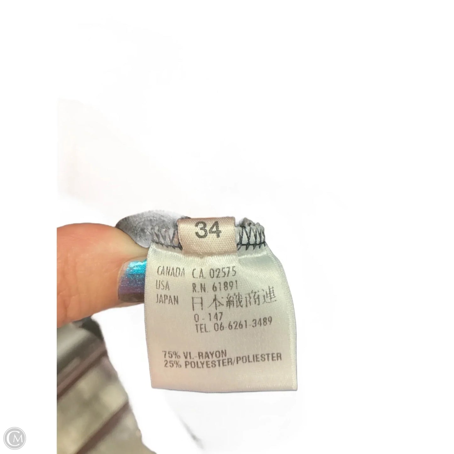 Top Long Sleeve Designer By Escada In Black, Size: S