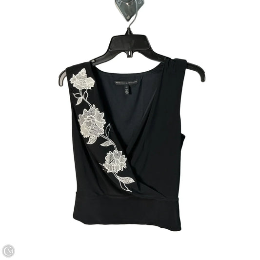 Top Sleeveless By White House Black Market In Black, Size: Xs
