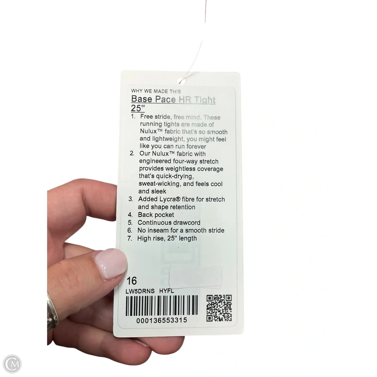 Athletic Leggings By Lululemon In Multi-colored, Size: 16