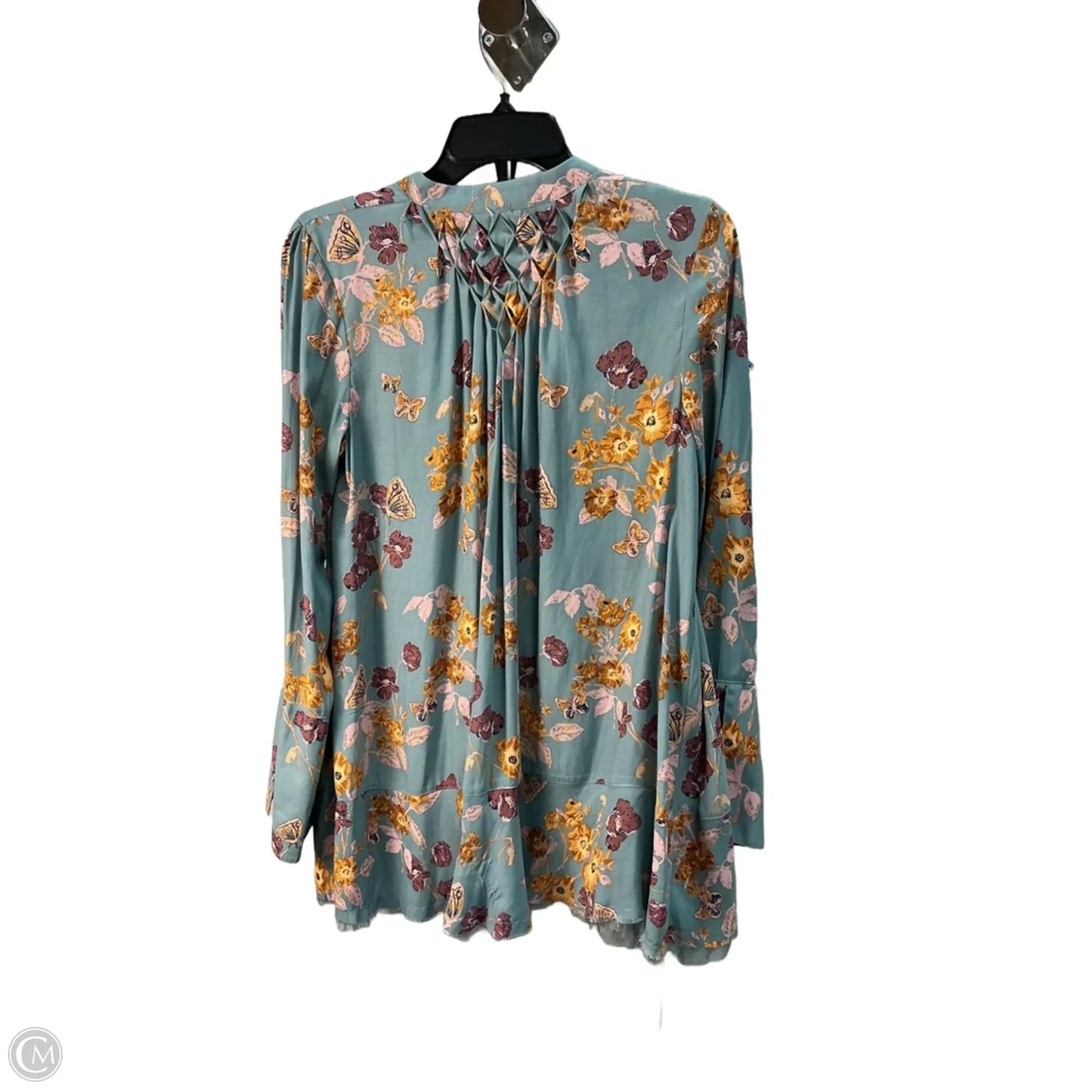 Top Long Sleeve By Free People In Blue, Size: Xs