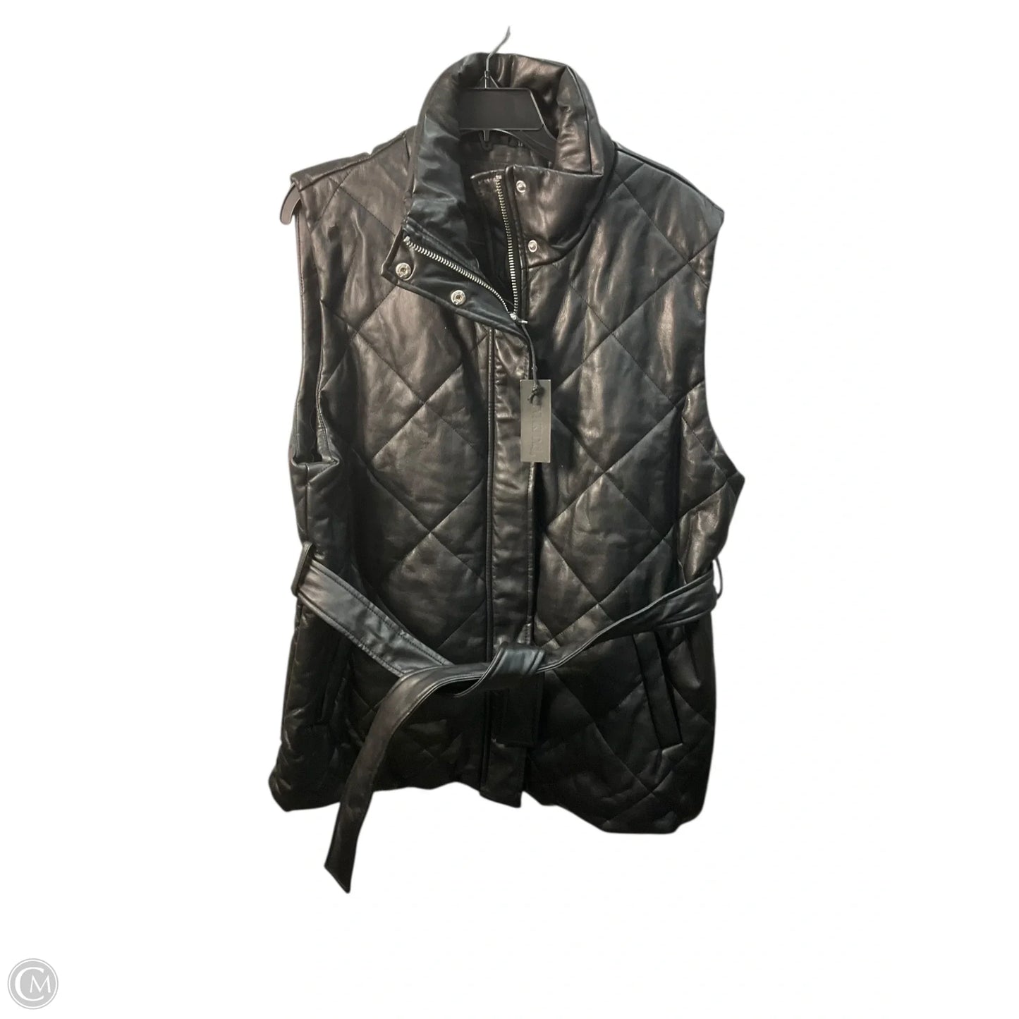 Vest Puffer & Quilted By Blanknyc In Black, Size: L