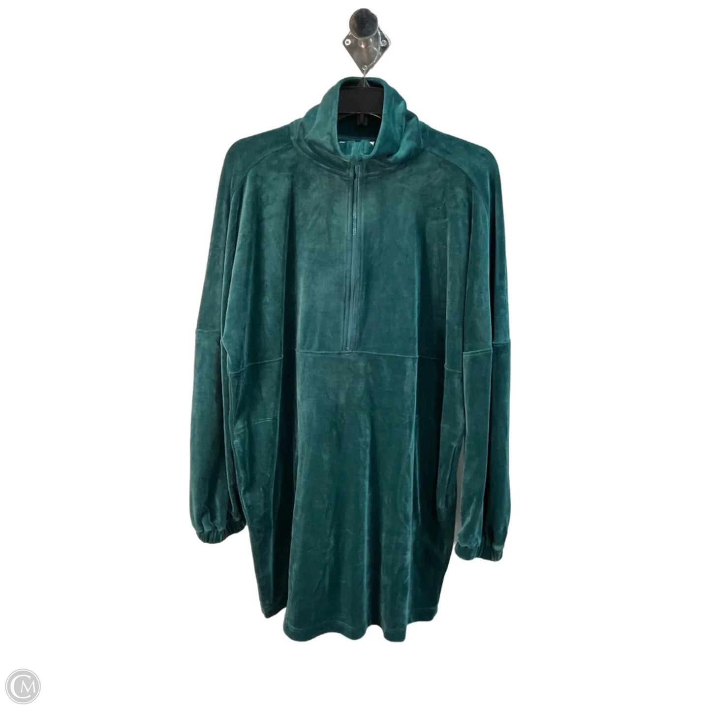 Sweatshirt Collar By Anthropologie In Green, Size: S