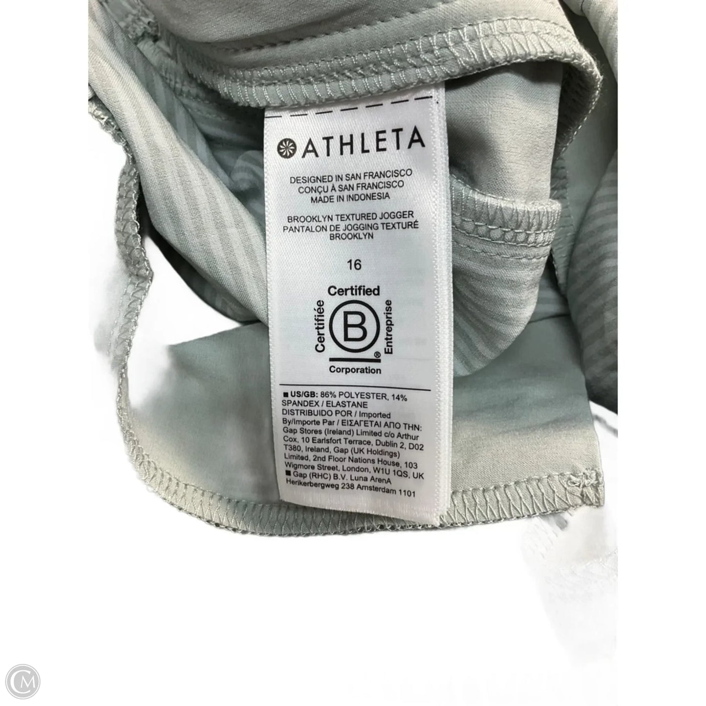 Athletic Pants By Athleta In Green, Size: 16