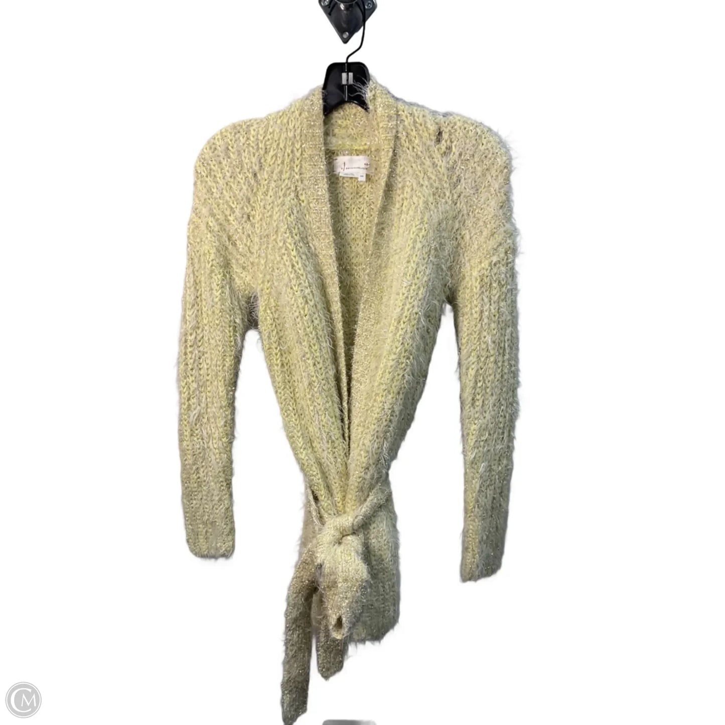 Sweater Cardigan By Anthropologie In Yellow, Size: Xxs