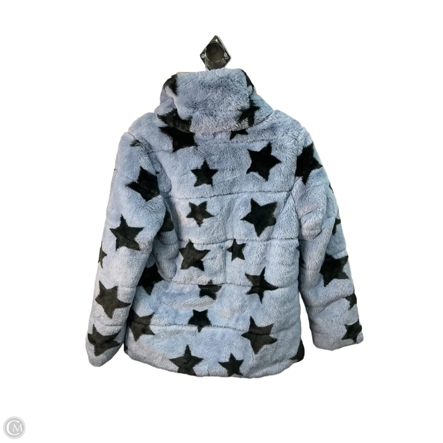 Jacket Faux Fur & Sherpa By Nordstrom In Blue, Size: S