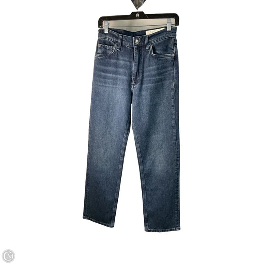 Jeans Straight By Rag And Bone In Blue, Size: 4