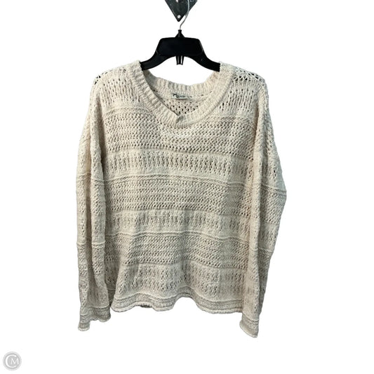 Sweater By Mumu In Cream, Size: L