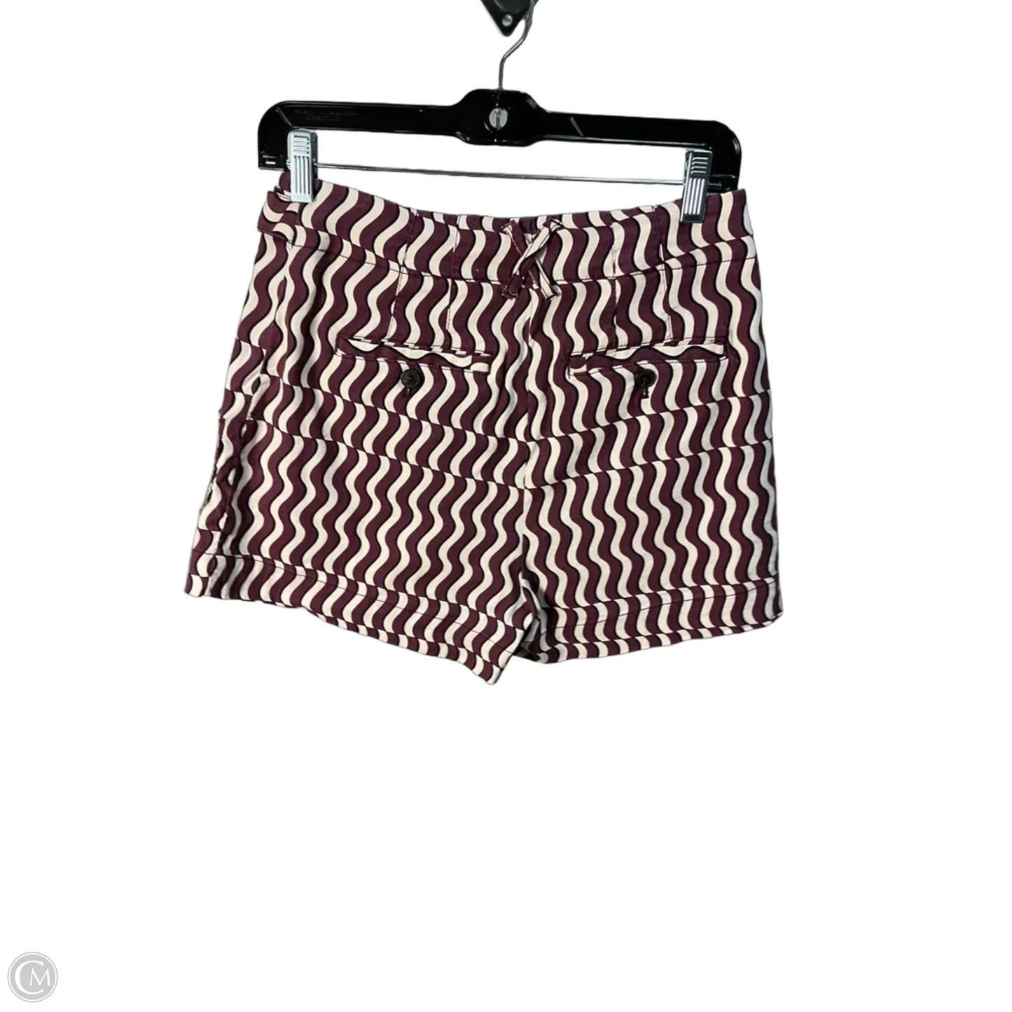 Shorts By Maeve In Purple & White, Size: 4
