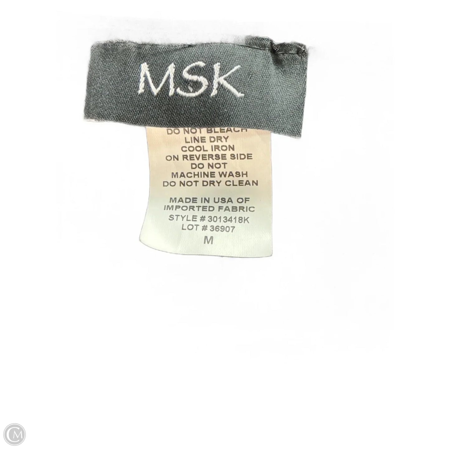 Dress Party Midi By Msk In Black, Size: M