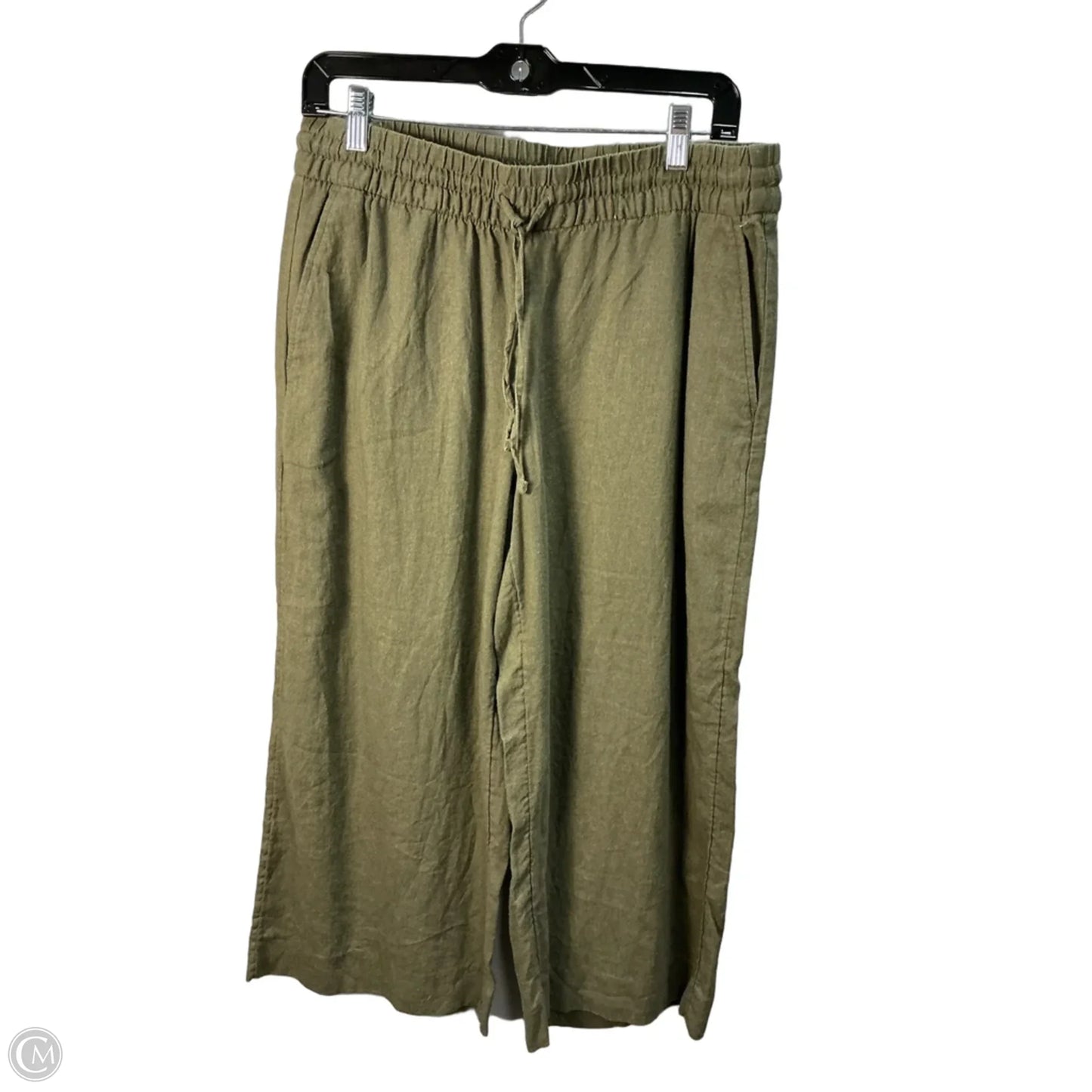 Pants Linen By Banana Republic In Green, Size: M