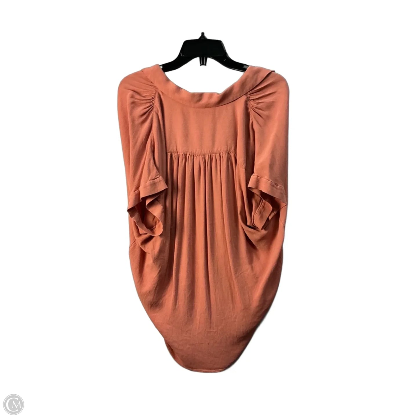 Top Short Sleeve By Madewell In Orange, Size: M