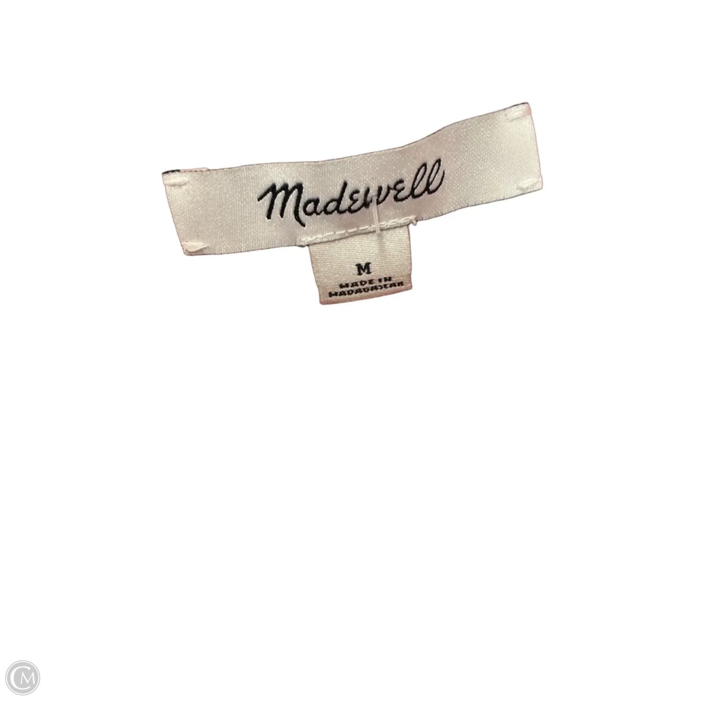 Top Short Sleeve By Madewell In Orange, Size: M