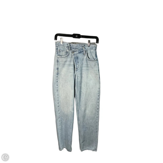 Jeans Straight By Agolde In Blue, Size: 0
