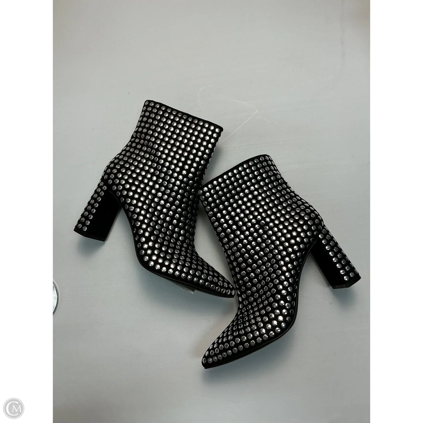 Boots Ankle Heels By Inc In Black, Size: 6