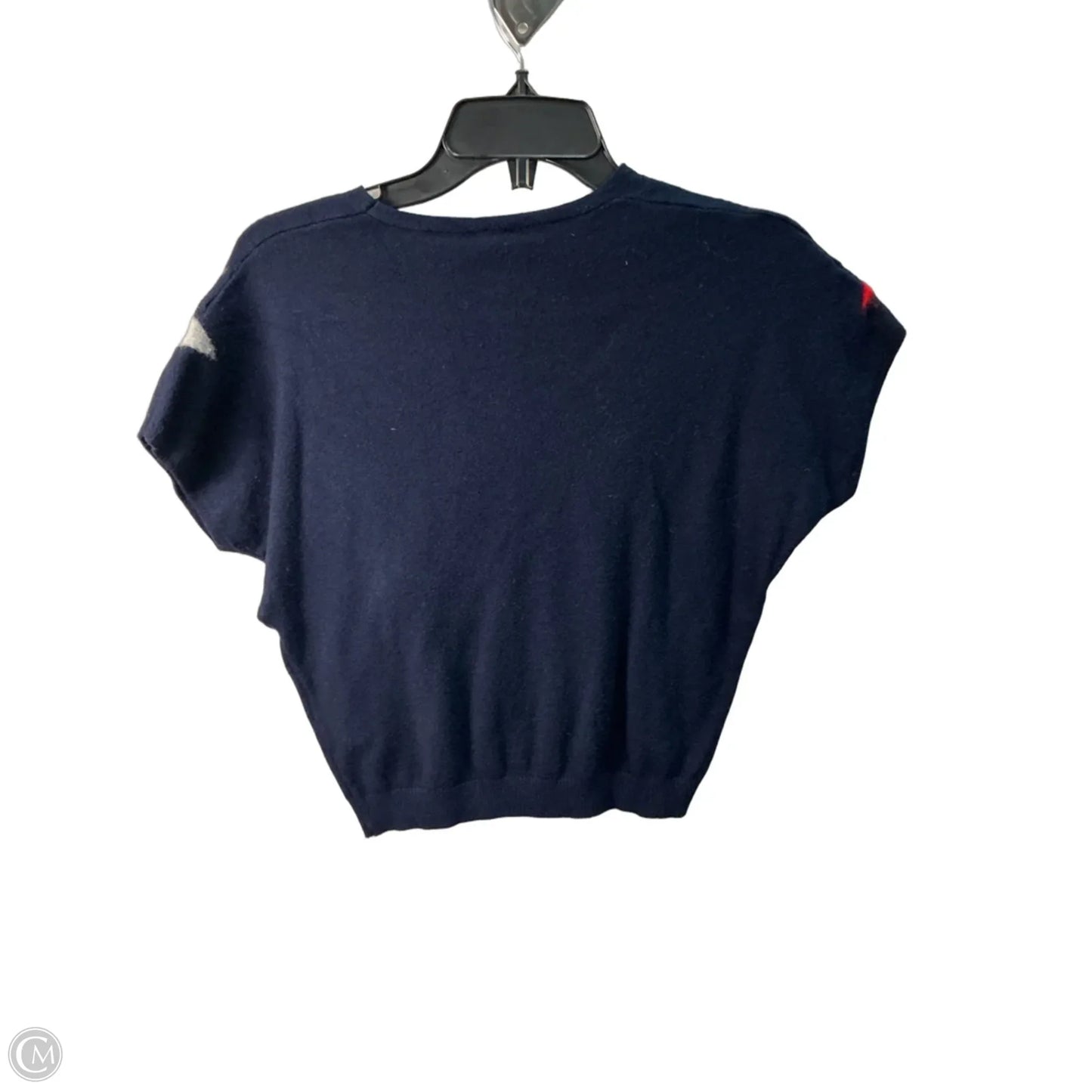 Top Short Sleeve By Aaeda In Blue, Size: Xs