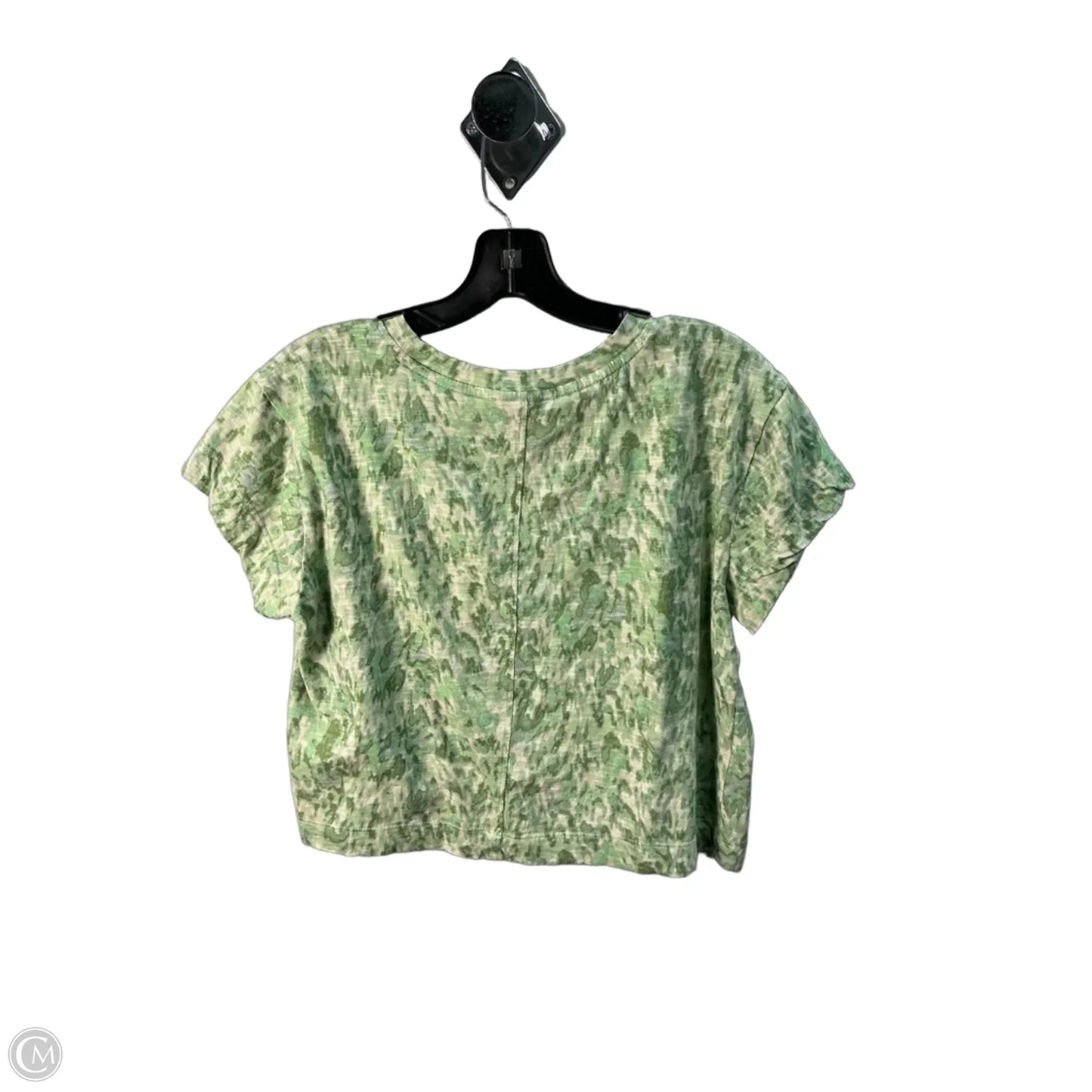 Top Short Sleeve By Pilcro In Green, Size: S