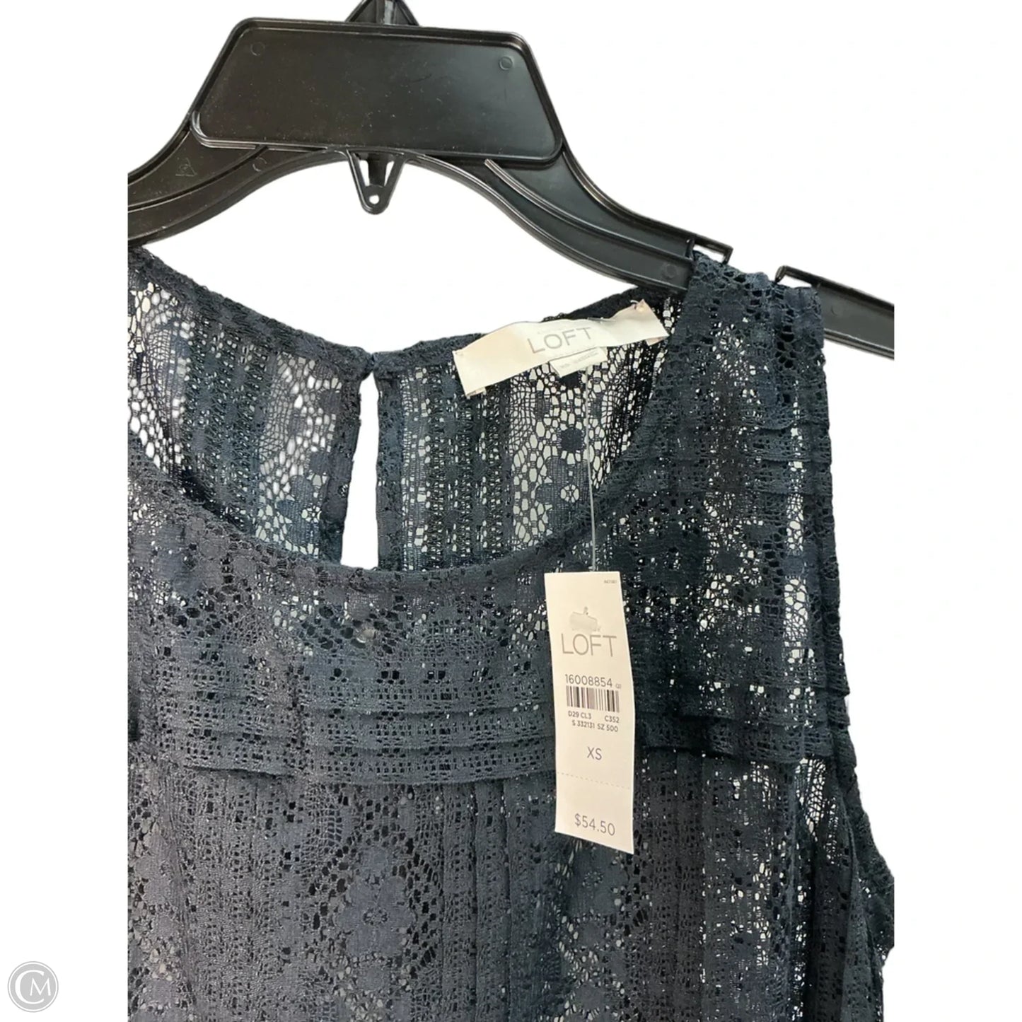 Top Sleeveless By Loft In Blue, Size: Xs