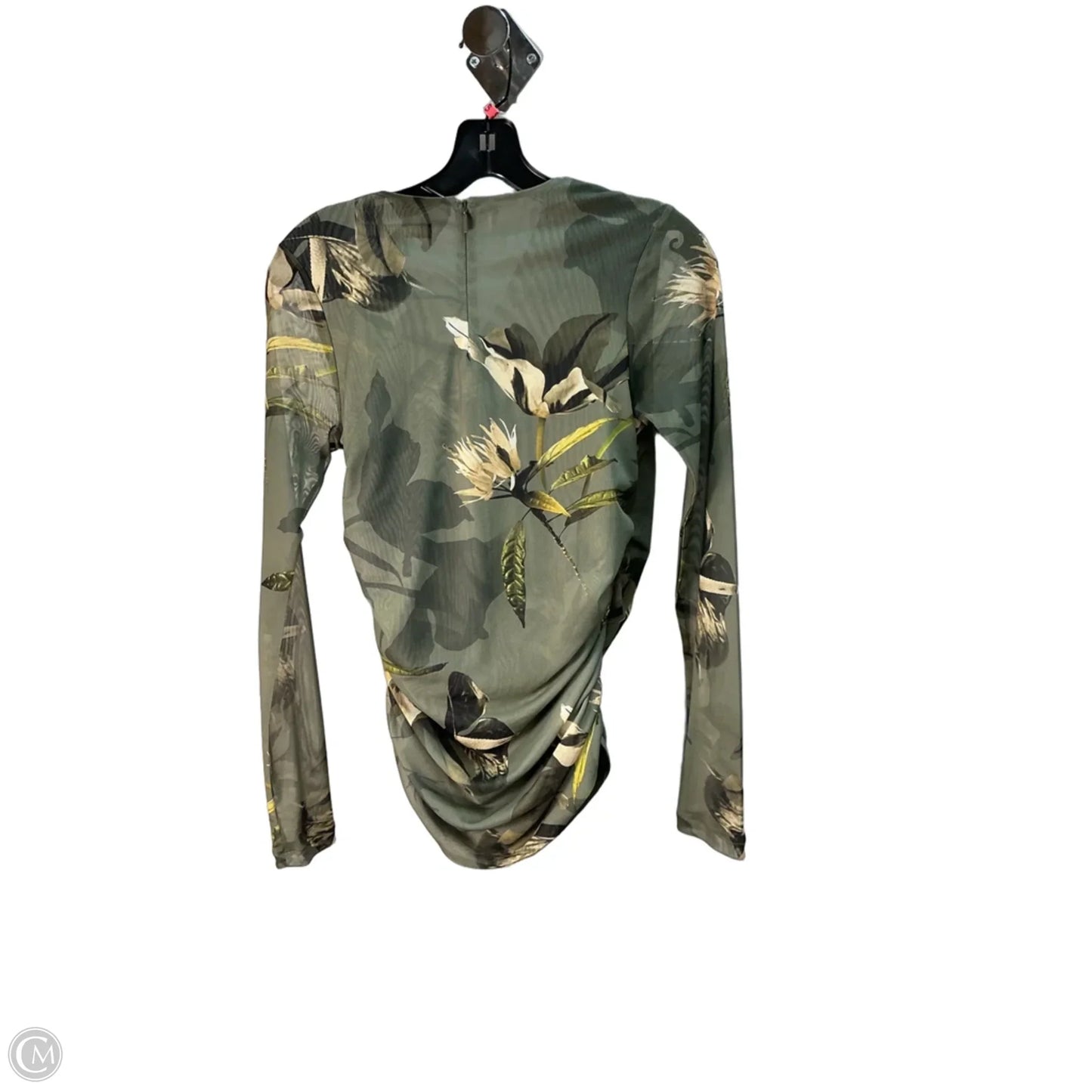 Top Long Sleeve Designer By All Saints In Green, Size: S
