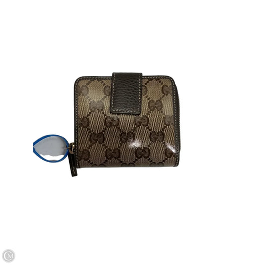 Wallet Luxury Designer By Gucci, Size: Small