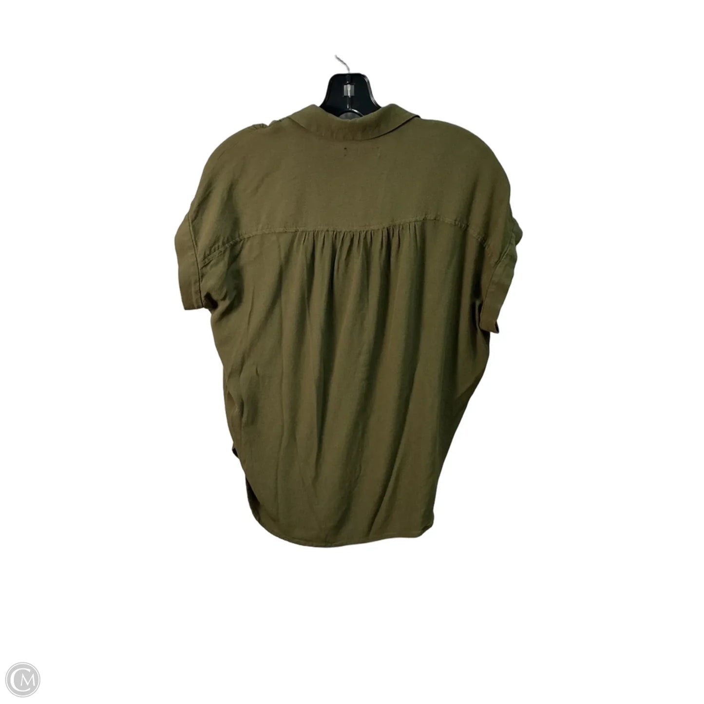 Top Short Sleeve By Madewell In Green, Size: S
