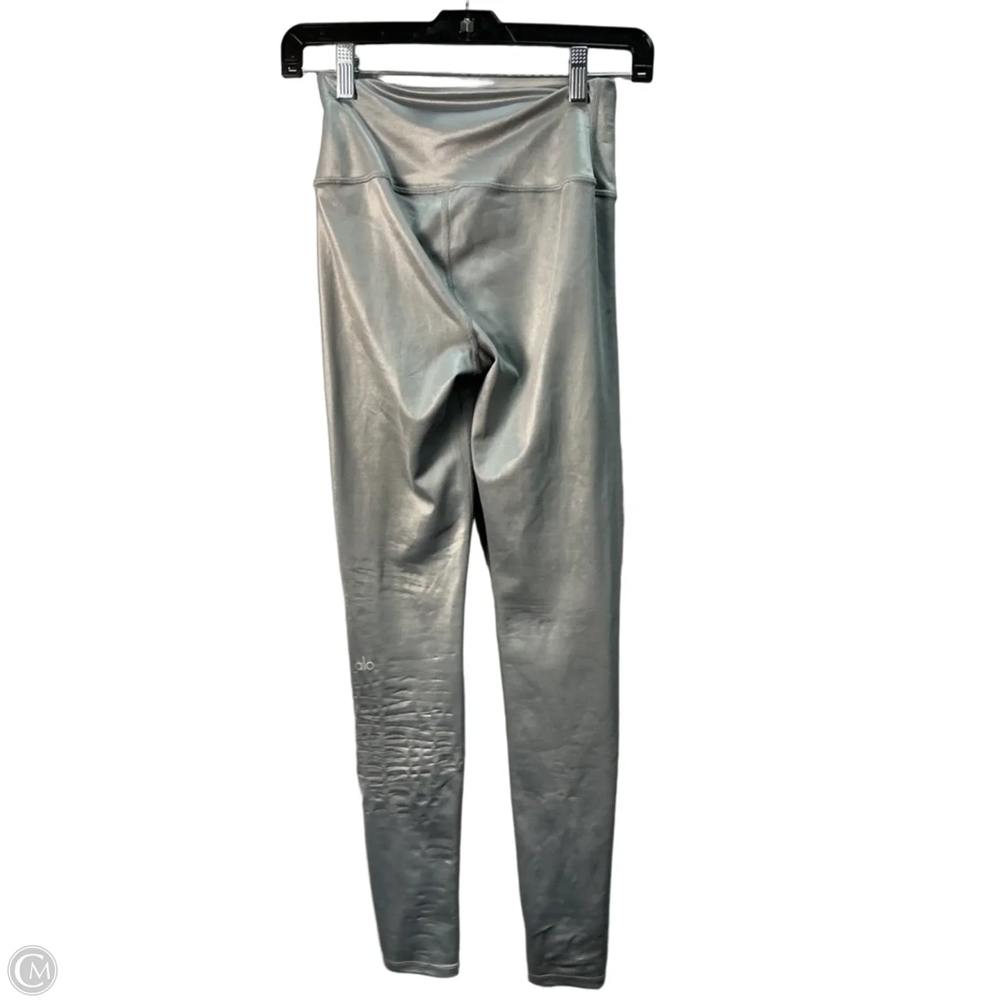 Athletic Leggings By Alo In Grey, Size: M