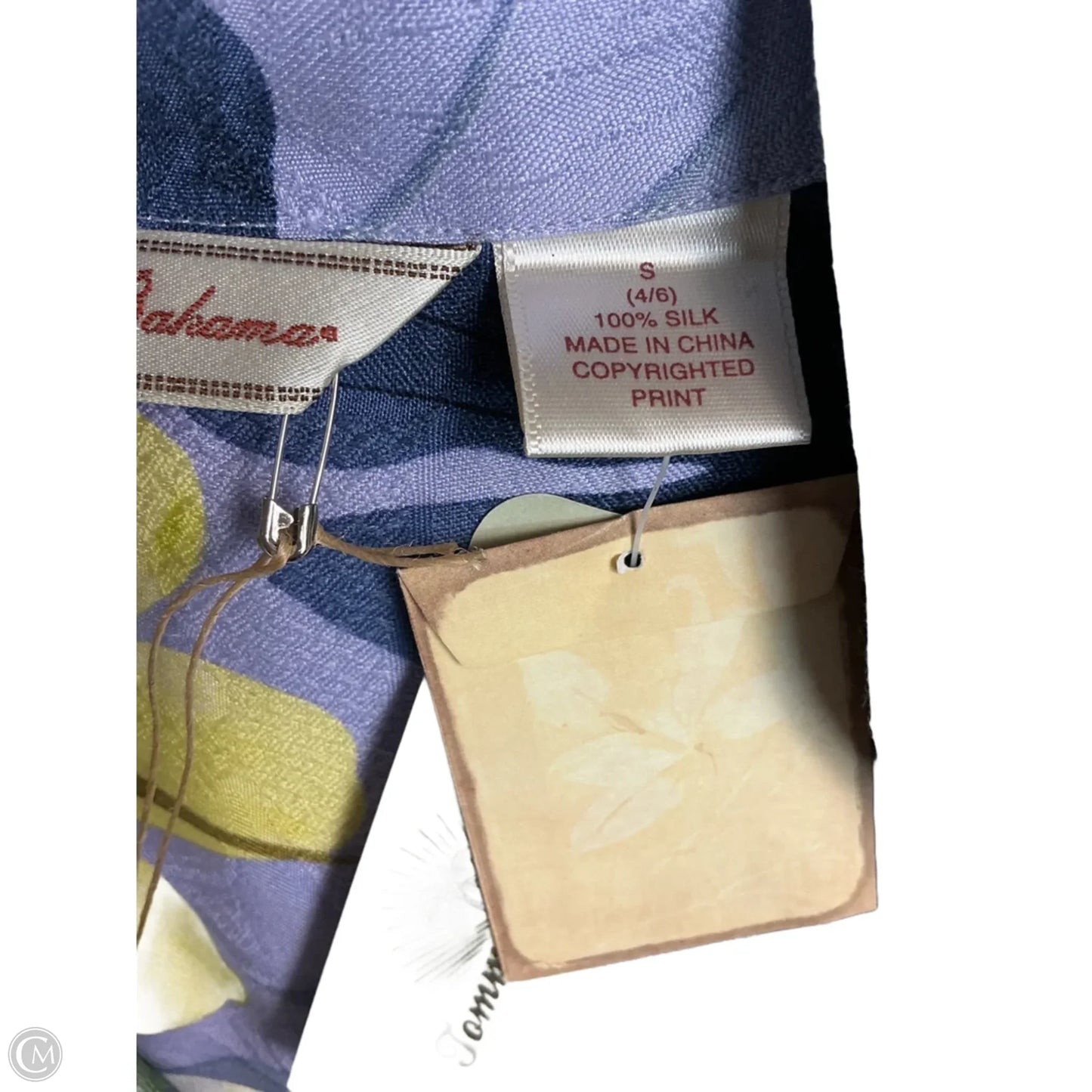 Top Short Sleeve By Tommy Bahama In Blue, Size: S