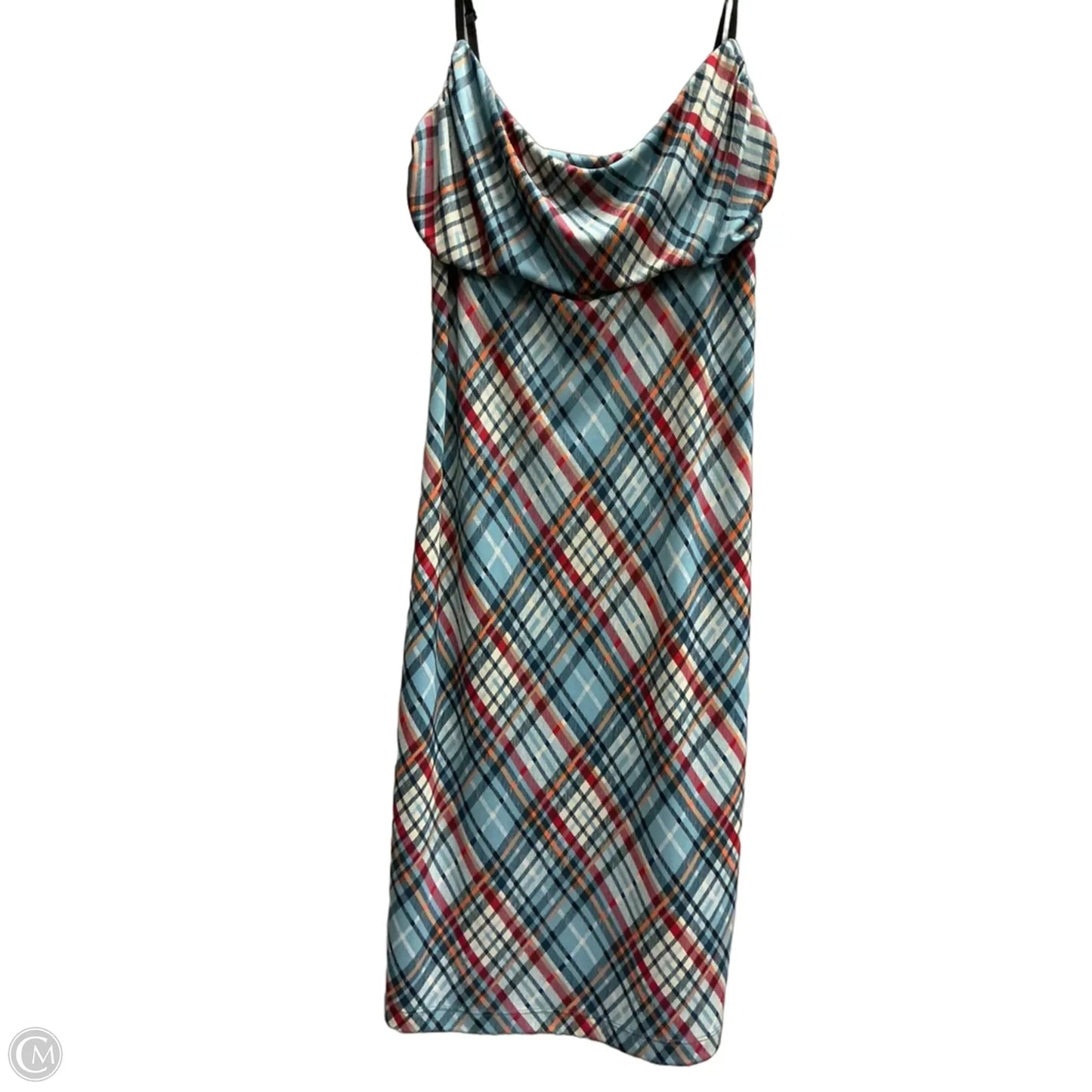 Dress Casual Midi By Bcbgmaxazria In Polkadot Pattern, Size: M