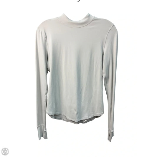 Athletic Top Long Sleeve Crewneck By Lululemon In White, Size: Xs