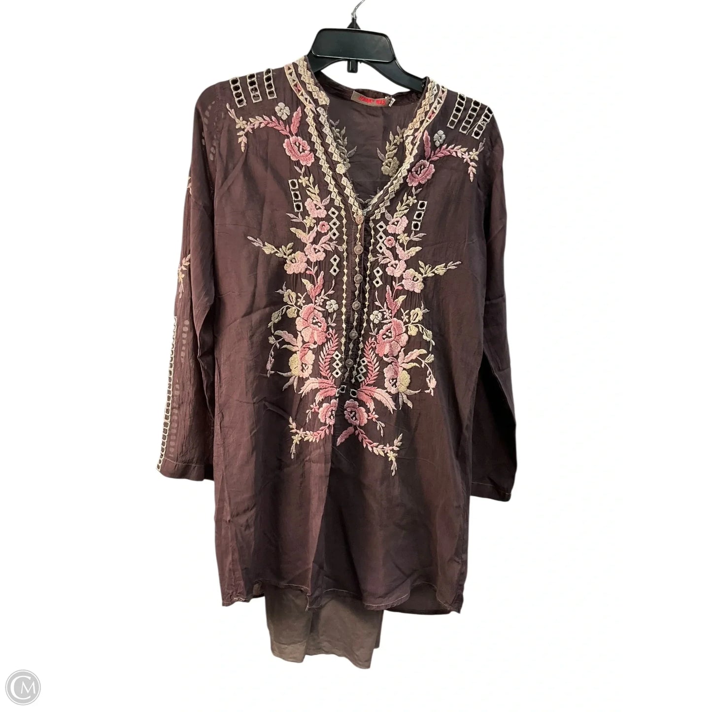 Dress Set 2pc By Johnny Was In Brown, Size: Xs