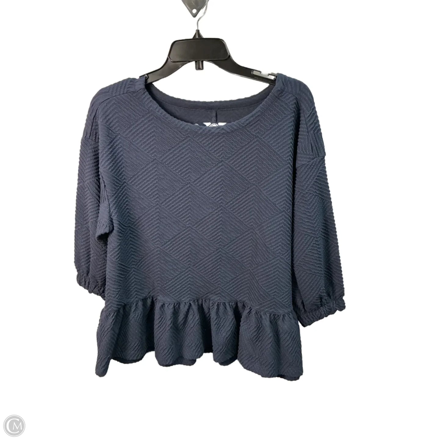 Top Short Sleeve By Maeve In Blue, Size: S