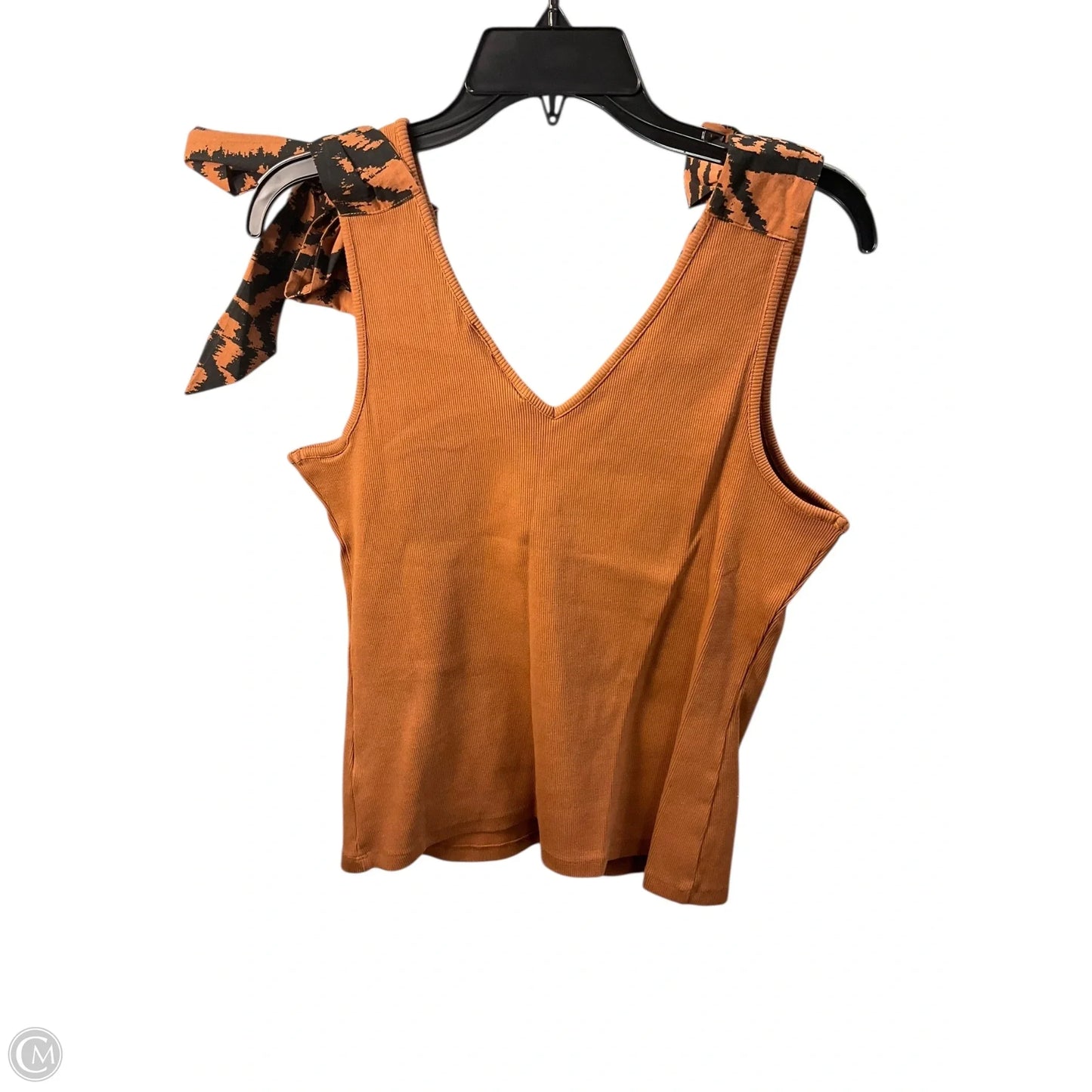 Top Sleeveless By Maeve In Bronze, Size: L