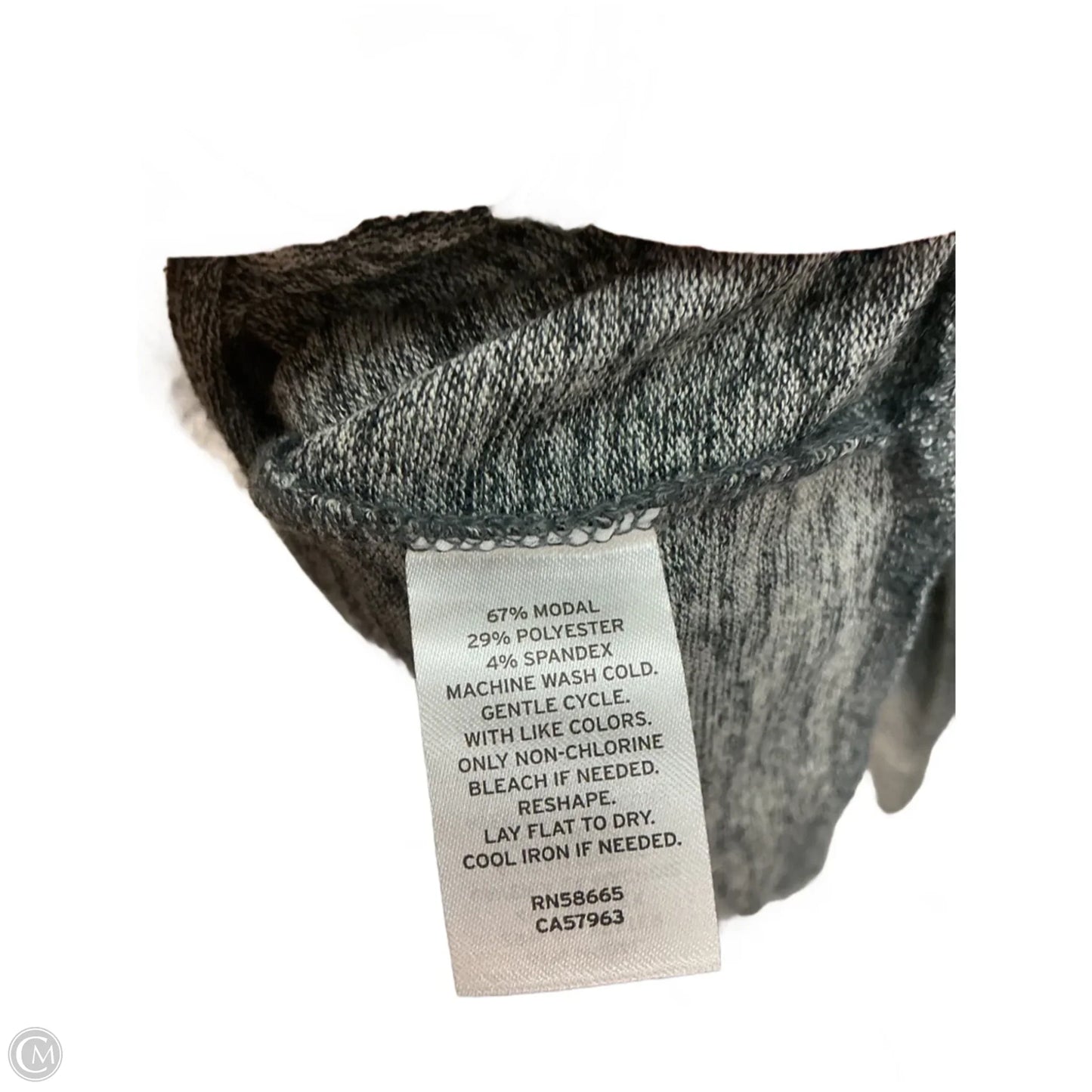 Sweatshirt Collar By Nordstrom In Grey, Size: S