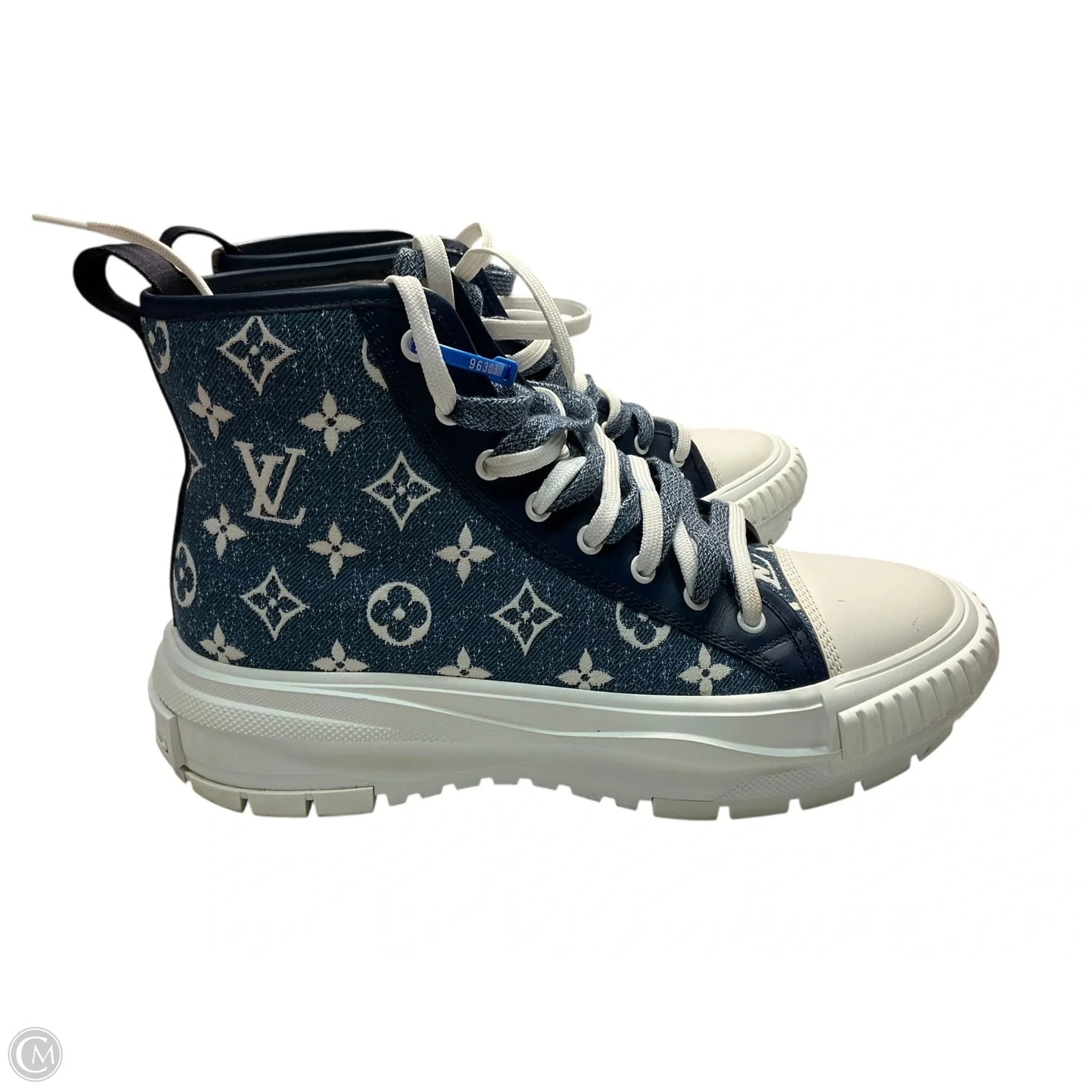 Shoes Luxury Designer By Louis Vuitton In Blue, Size: 11