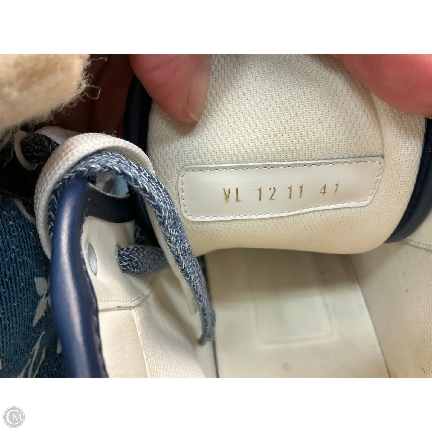 Shoes Luxury Designer By Louis Vuitton In Blue, Size: 11