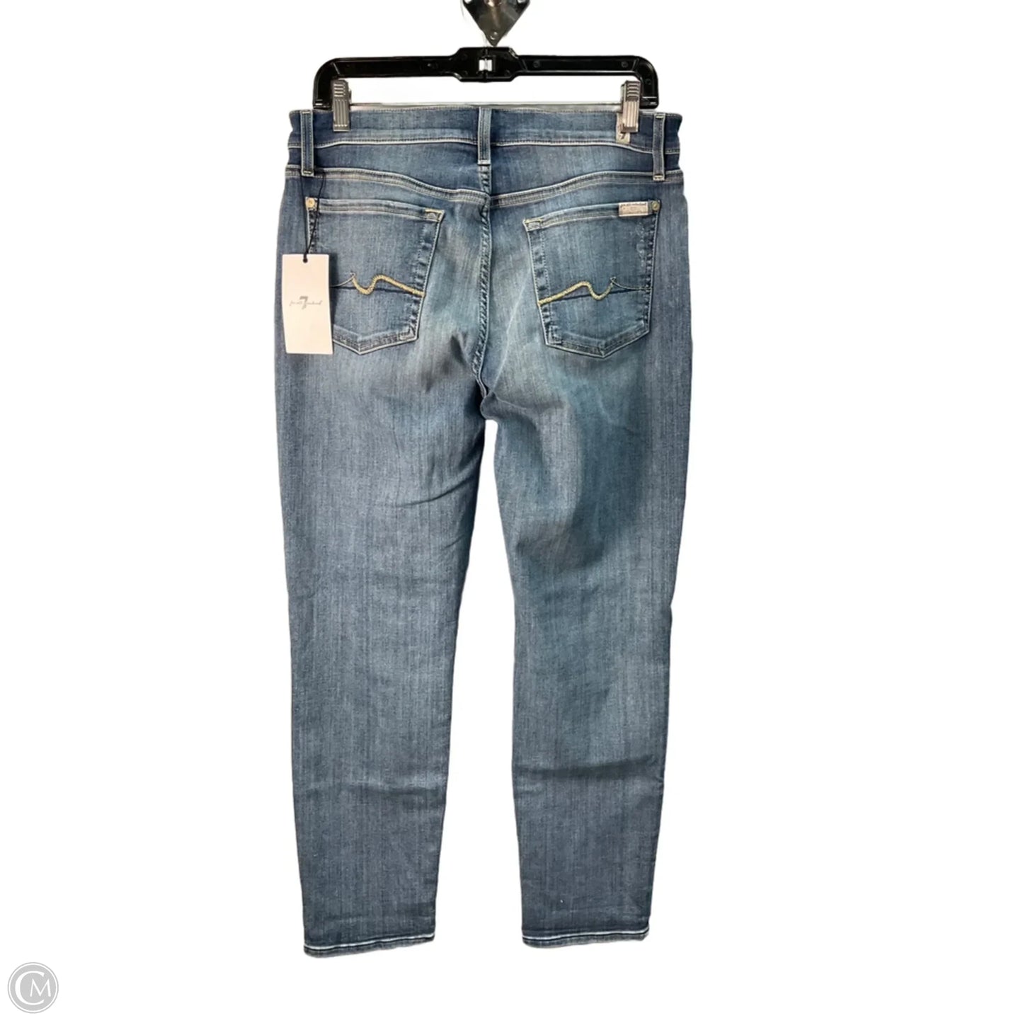 Jeans Straight By 7 For All Mankind In Blue, Size: 8