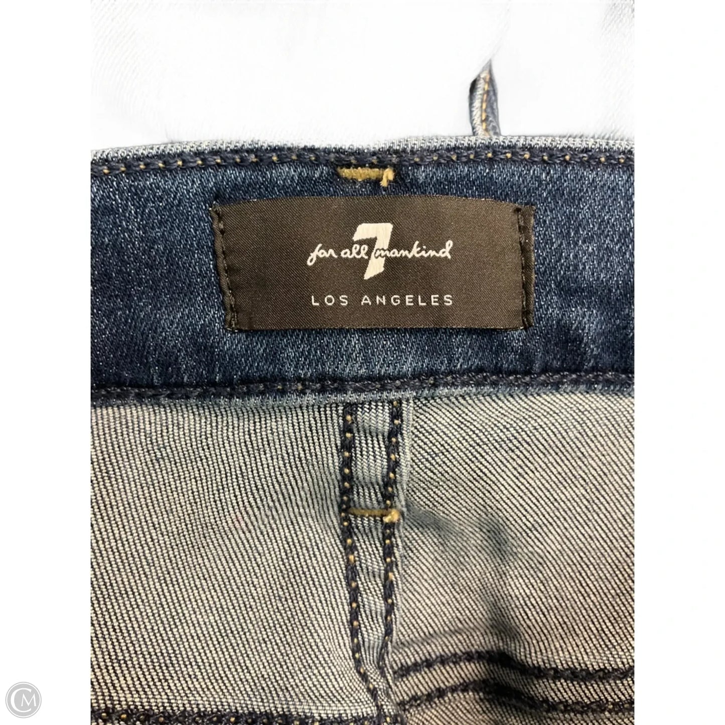 Jeans Straight By 7 For All Mankind In Blue, Size: 8
