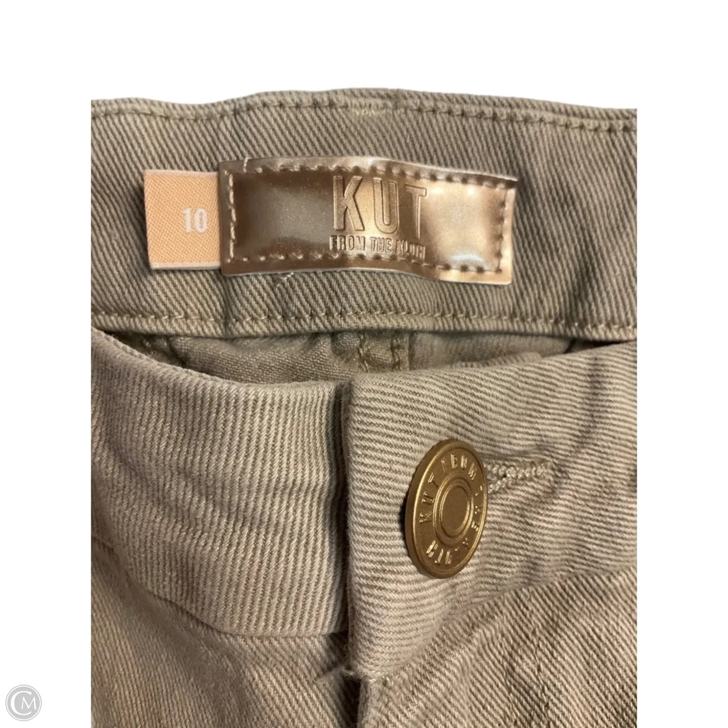 Jeans Wide Leg By Kut In Brown, Size: 10