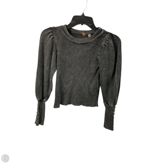 Top Long Sleeve By Free People In Grey, Size: Xs