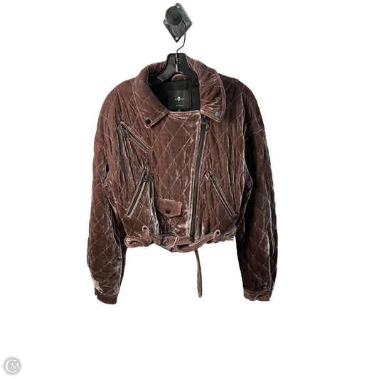 Jacket Other By 7 For All Mankind In Purple, Size: S
