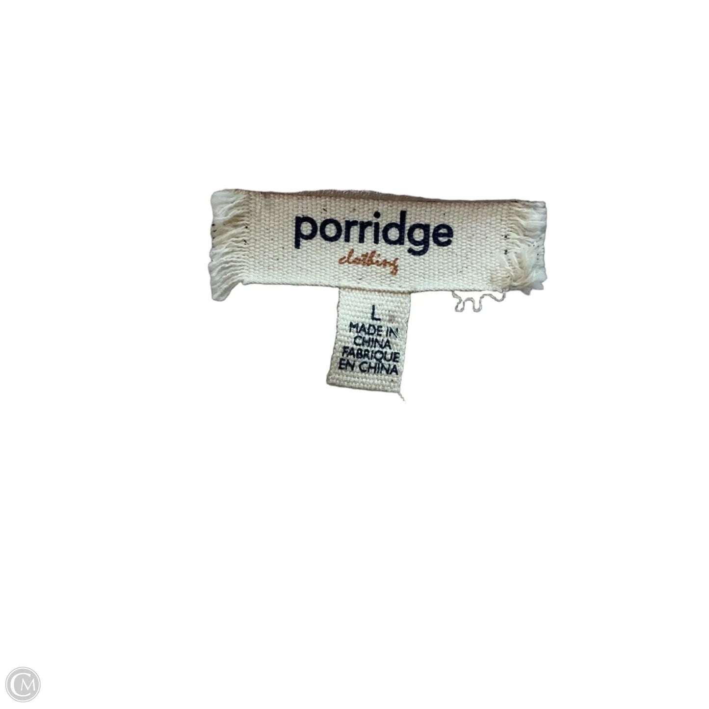 Top Short Sleeve By Porridge In Gold, Size: L