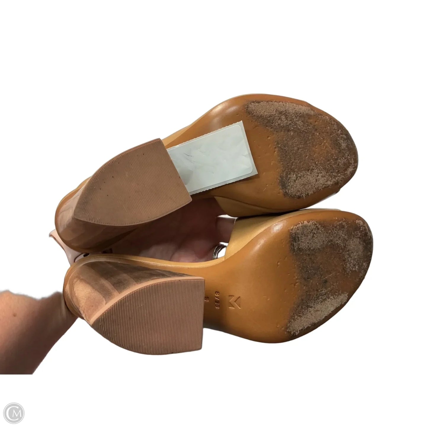 Shoes Heels Block By Cmc In Tan, Size: 8