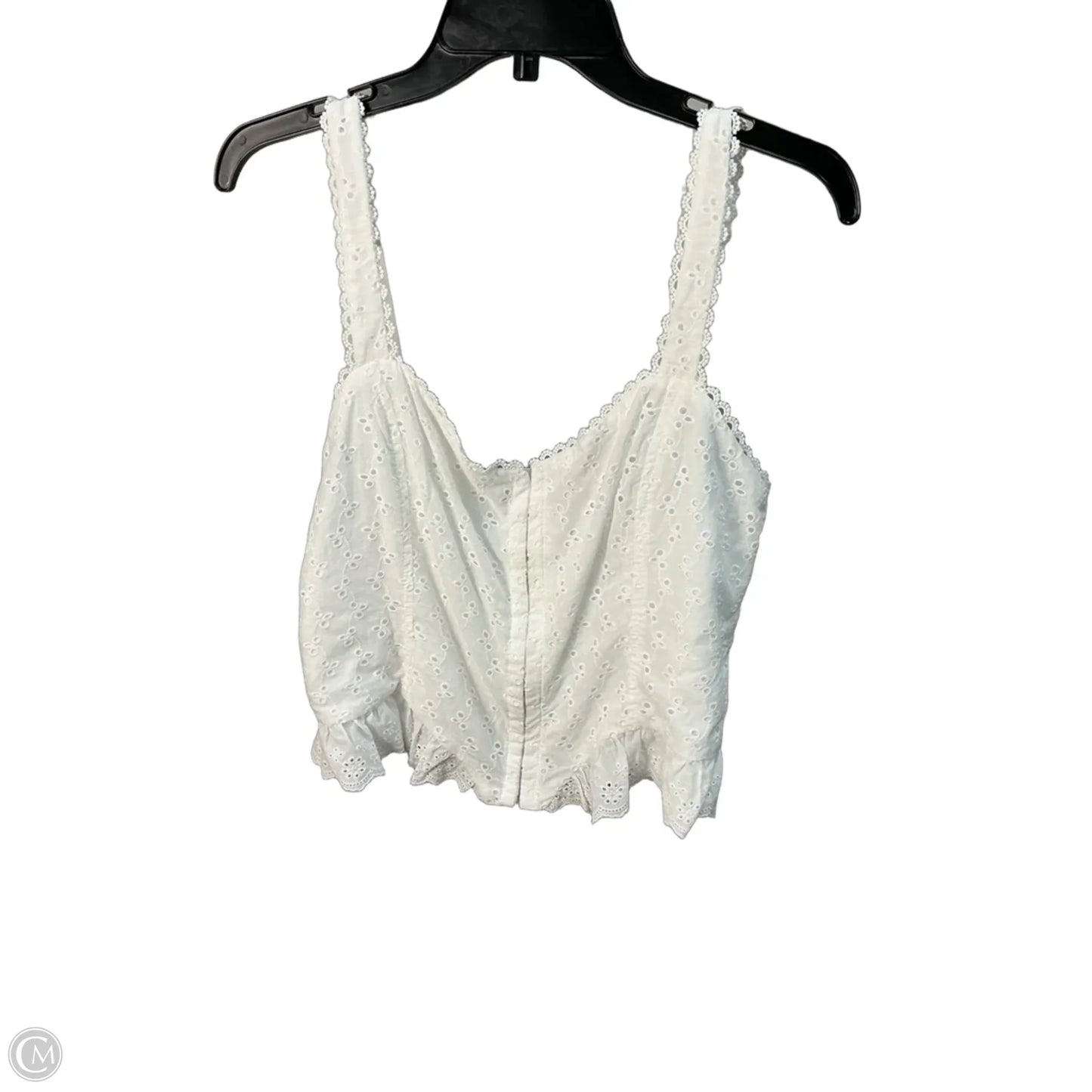 Top Sleeveless By All In Favor In White, Size: Xl