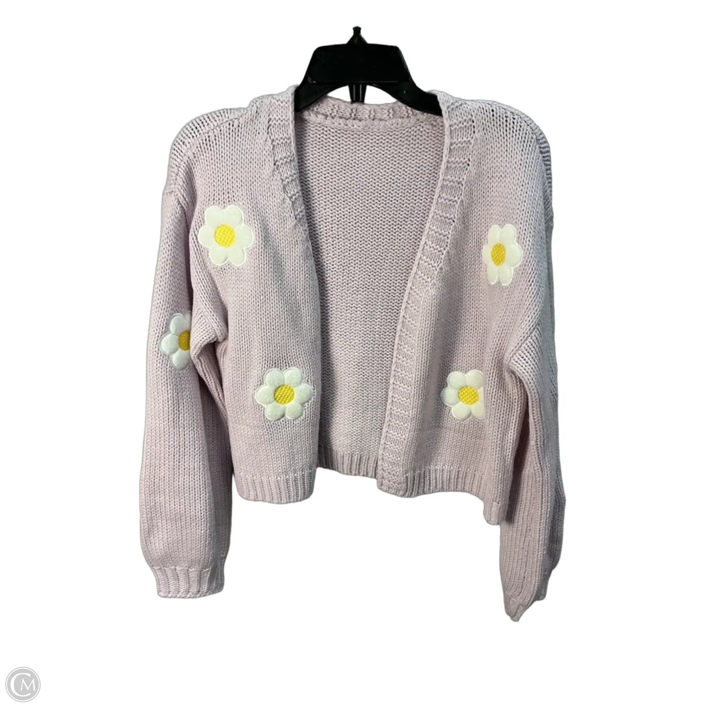 Sweater Cardigan By Clothes Mentor In Purple, Size: S