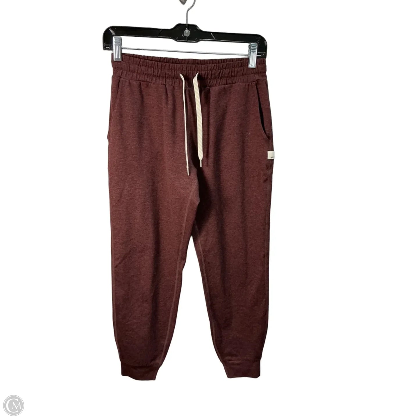 Athletic Pants By Vuori In Maroon, Size: Xs