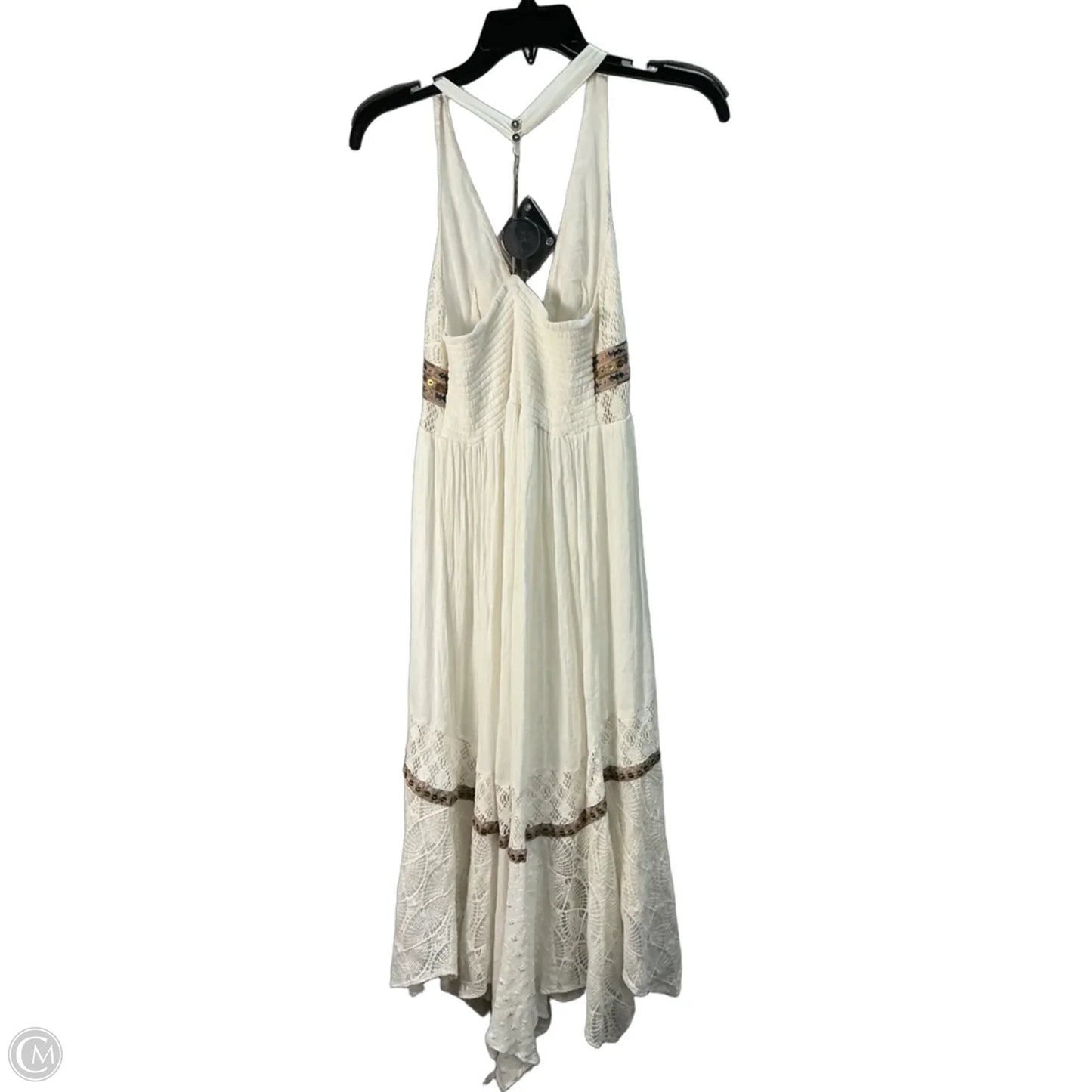 Dress Casual Midi By Free People In Cream, Size: Xs