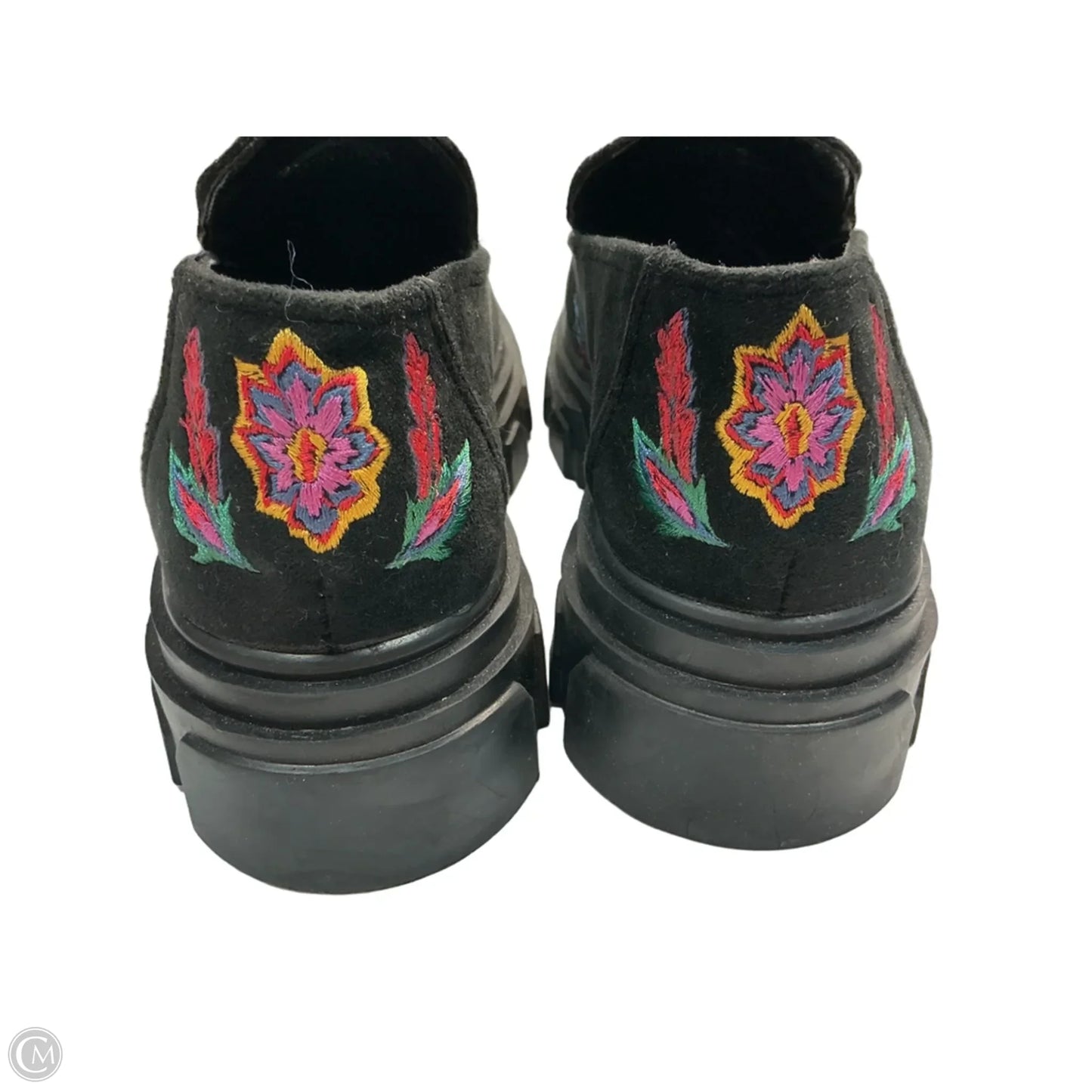 Shoes Heels Platform By Farm Rio In Black, Size: 6