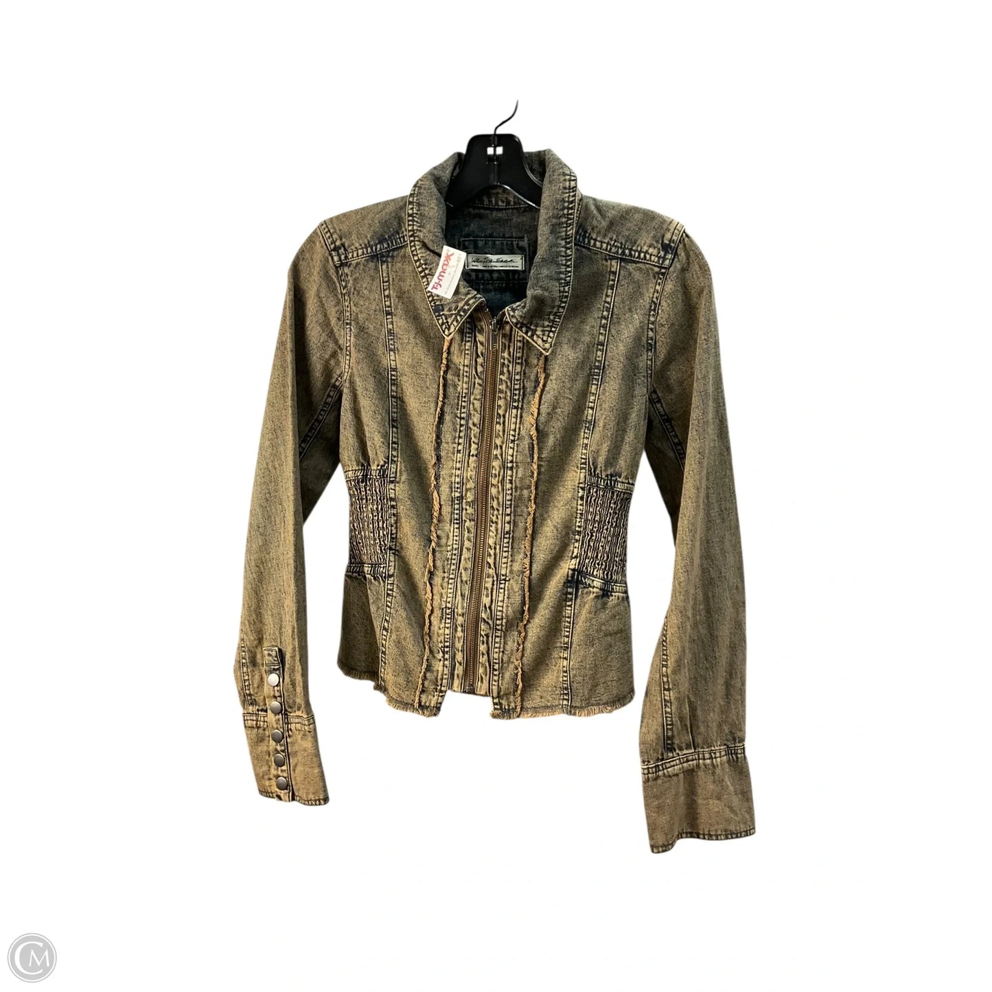 Jacket Denim By We The Free In Brown, Size: S