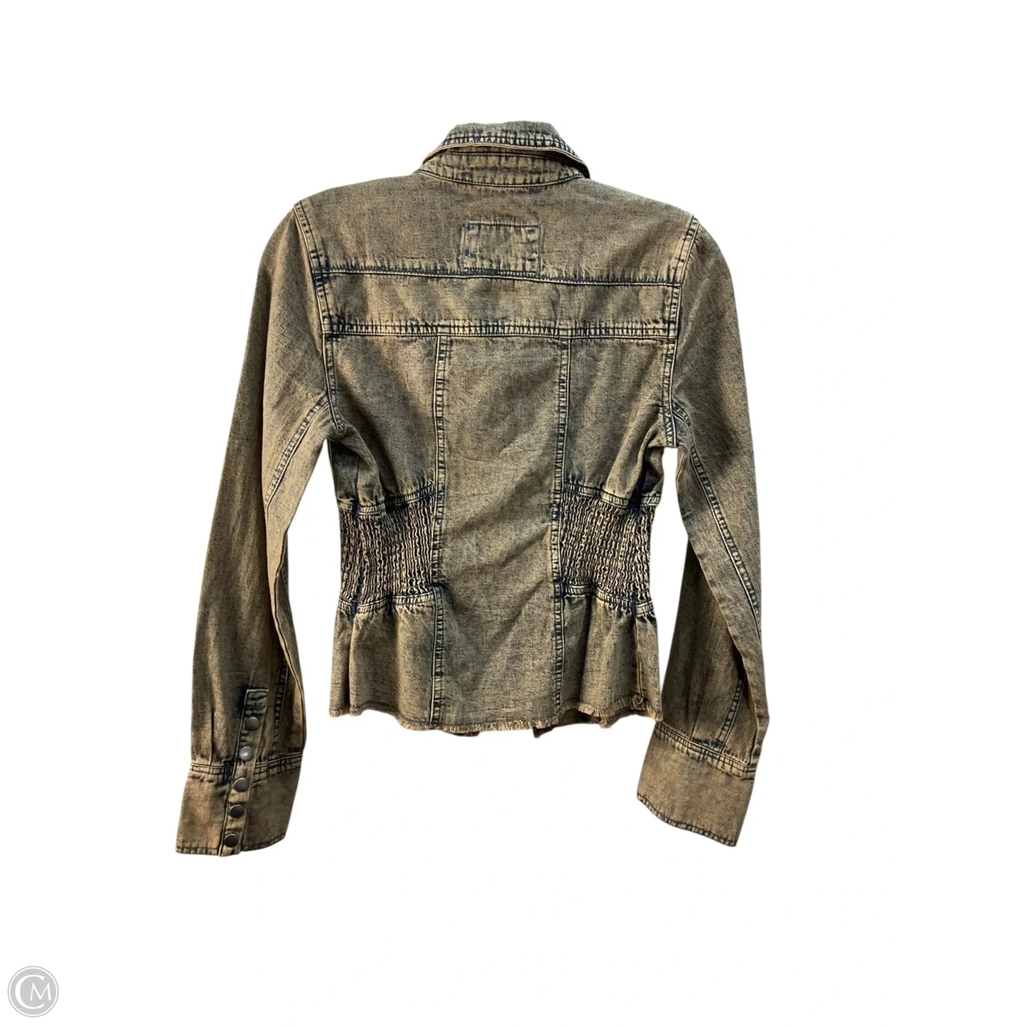 Jacket Denim By We The Free In Brown, Size: S